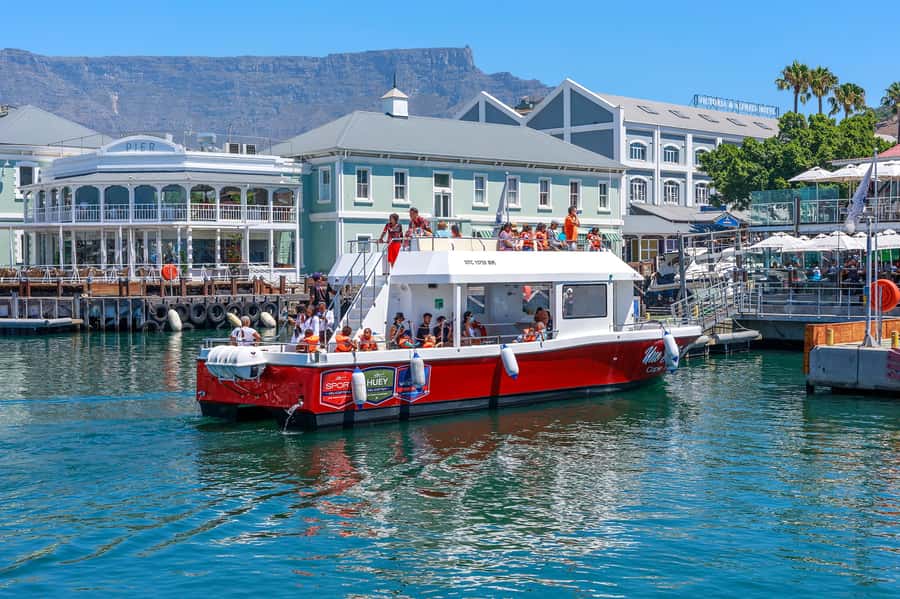 30min V&A Waterfront Harbour Cruise Cape Town - Meeting beside Sevruga at the V&A Waterfront