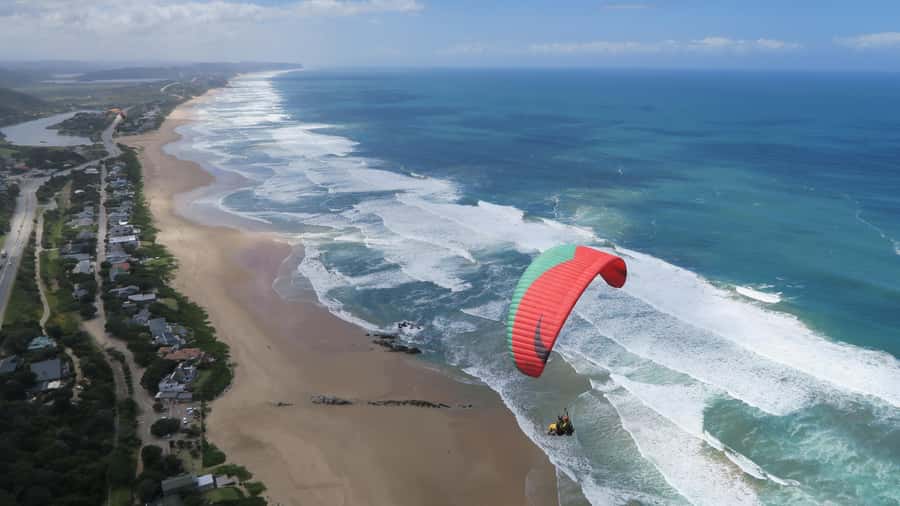 Adventure Tandem Paragliding Flight - Gliding Near George, Wilderness, and Knysna