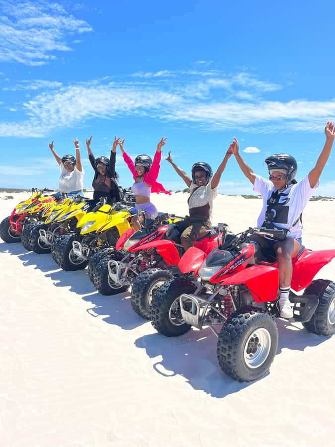 ATV Atlantis dunes: PHOTOSHOOT & VIDEOS - Sandboarding is an optional second activity