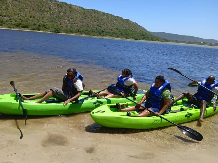 CANOEING IN SEDGEFIELD AT OYSTERS EDGE, GARDEN ROUTE - Family use and the level of effort