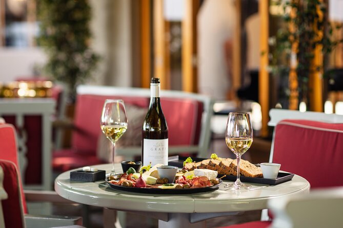 Cape of Good Hope Helicopter Private Tour with Stellenbosch Wine Tasting & Lunch - Lanzerac closes with wine and chocolate