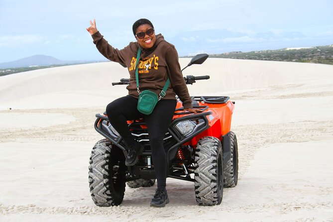 Cape Town: Atlantis Dunes Private Quad Bike Tour WILDX ADVENTURES - Riding across Cape Town’s white Atlantis Dunes