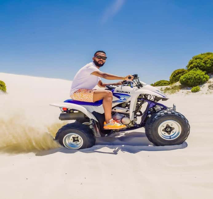 Cape Town: Atlantis Dunes Quad Bike Adventure with Photos - Climbing and descending 50-meter dunes