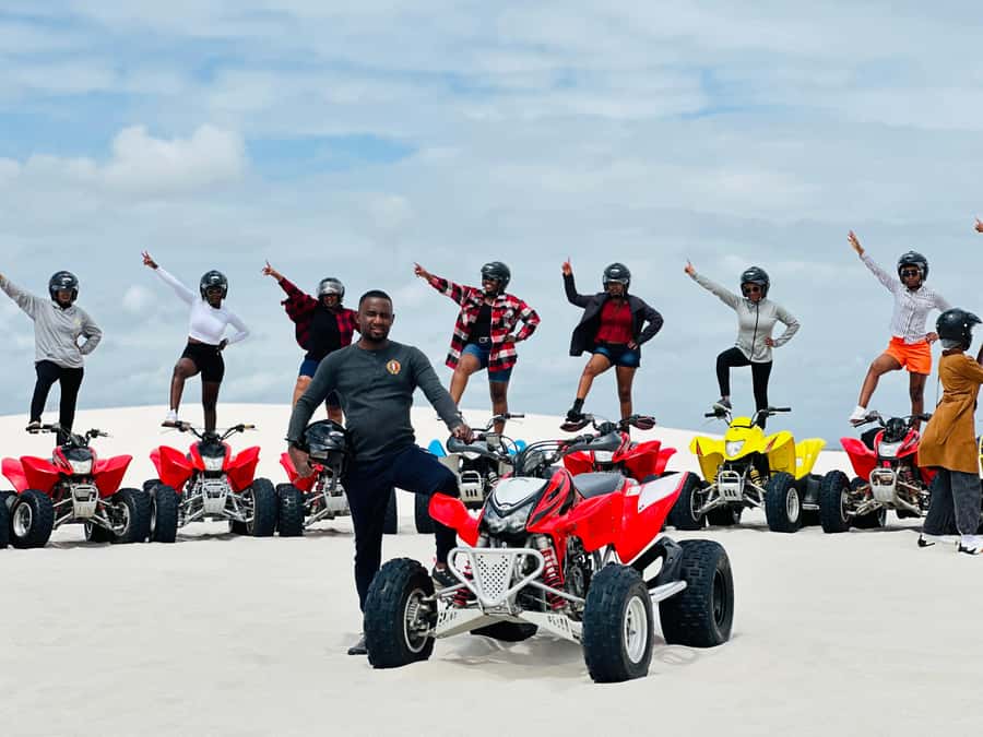 Cape Town: Atlantis Dunes Quad Bike and Photo Stop - Riding the white Atlantis Dunes near Cape Town