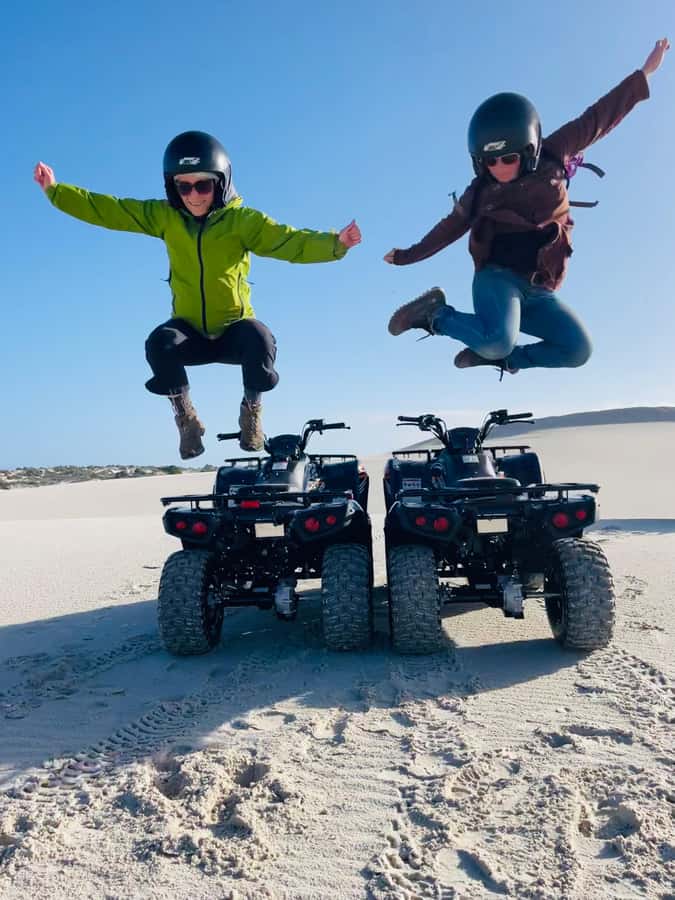 Cape Town: Atlantis Dunes Quad Bike & Free Sandboarding Tour - Sandboarding: short ride, serious walk back