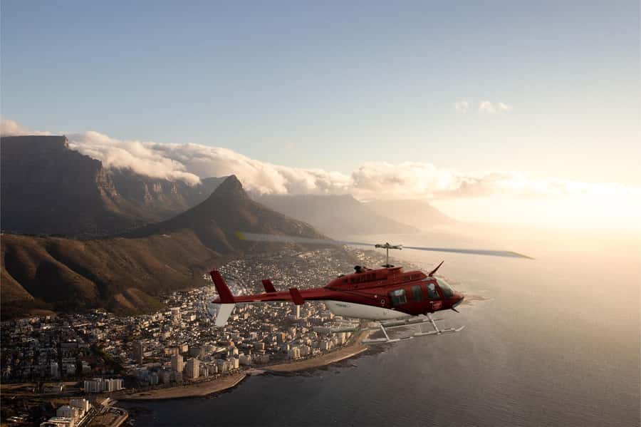 Cape Town City Center Helicopter Flight - 12Min - The helicopter route over Table Mountain