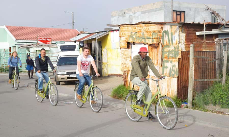 Cape Town: Cultural Cycling Tour - Sunday church and changing tour routes