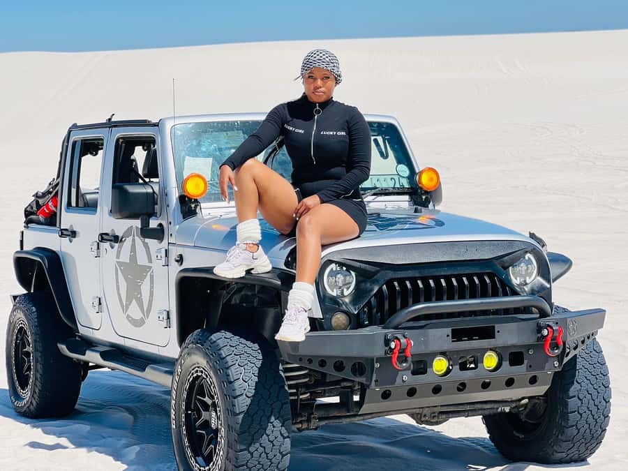 Cape Town Desert Thrills: Dune Jeep Venture - White sand and open views near Cape Town