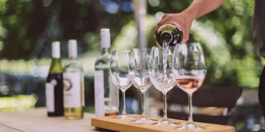 Cape Town: Franschhoek and Wine Tram Tour - Tokara Wine Estate starts the tasting