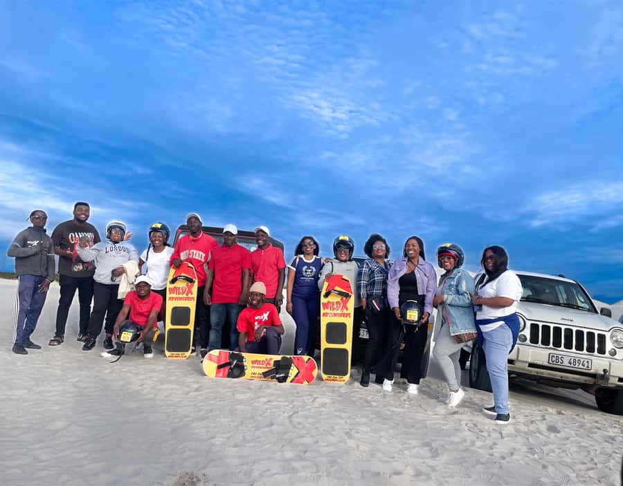 CAPE TOWN: GLAM SANDBOARDING IN ATLANTIS DUNES WITH WILDX - Your first ride on the white sand