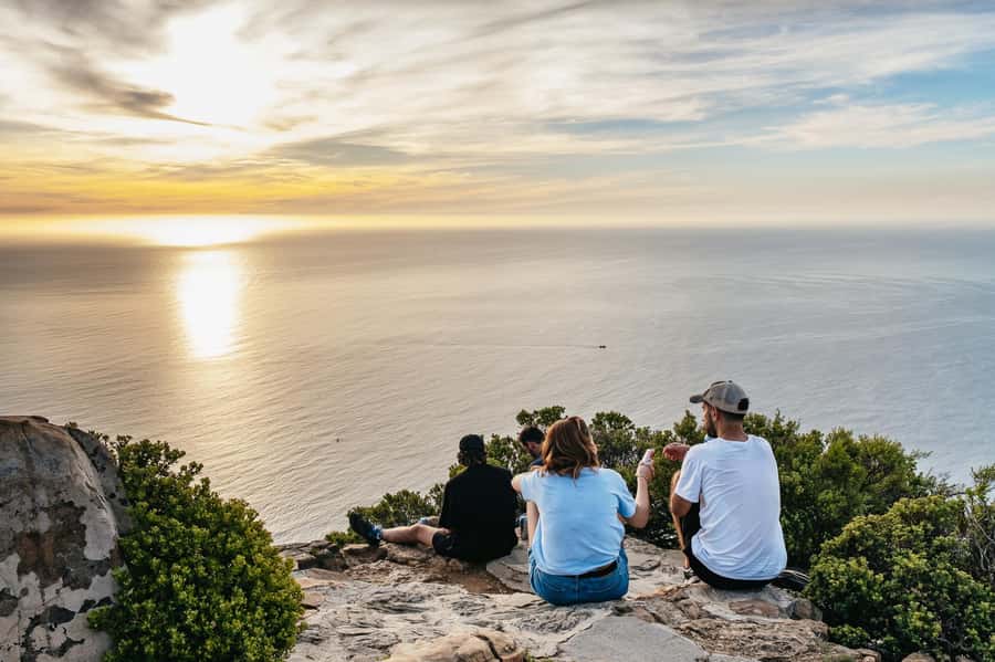 Cape Town: Guided Lion's Head Hike at Sunrise or Sunset - The first climb through plants and rock