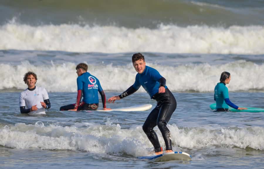 Cape Town:Learn to surf with the best view of Table Mountain - The first 15 minutes: board handling and surf basics