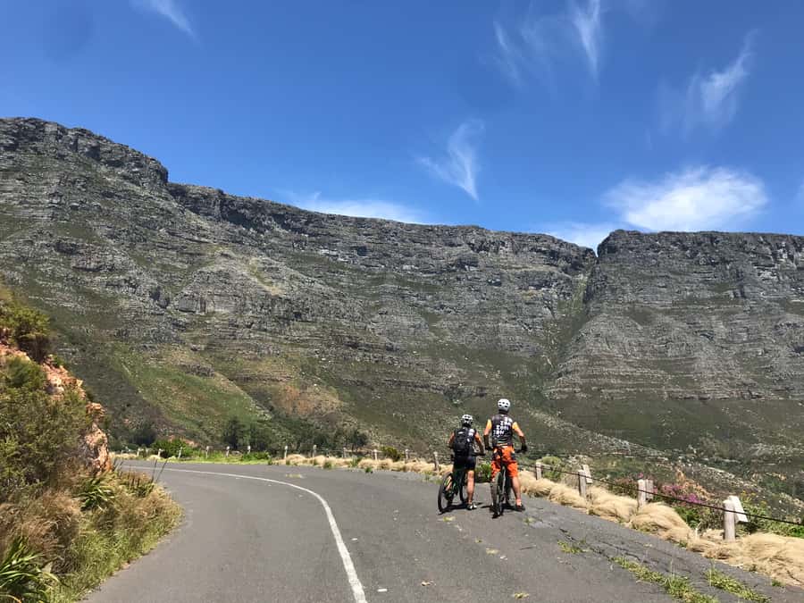 Cape Town: Mountain Biking Trip along Table Mountain - The hard work near Devil’s Peak