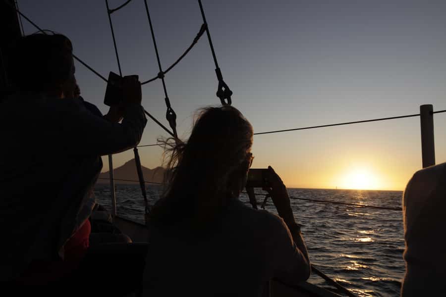 Cape Town: New Year's Eve Fireworks Cruise - Leaving the V&A Waterfront after dark
