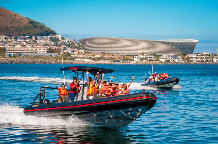 Cape Town Ocean Safari: Speed Boat Adventure in Table Bay - The speedboat ride across Table Bay