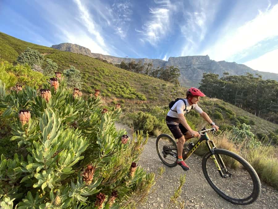 Cape Town: Peninsula Private Mountain Bike Tour with Ex-Pro - Water, snacks, and the practical details