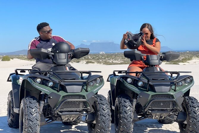 Cape Town Quad Bike and Free Sandboarding - Getting comfortable on the quad bike