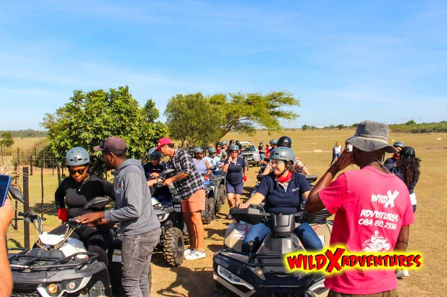 CAPE TOWN: QUAD BIKE FUN RIDE AT OSTRICH RANCH, DURBANVILLE - A short, technical ride through the Durbanville bush