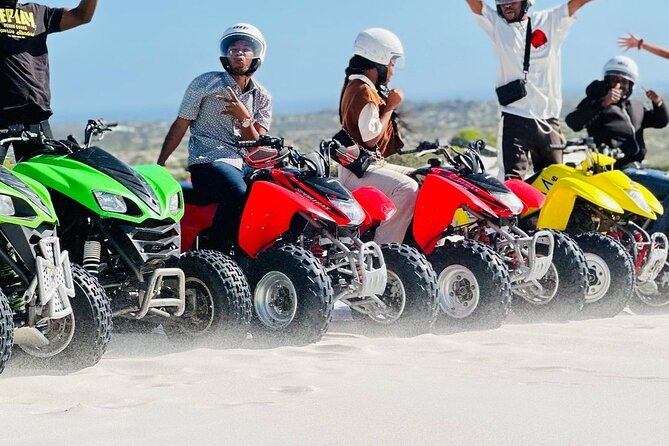 Cape Town Quad Biking Atlantis Sand Dunes - Following the guide across the dunes