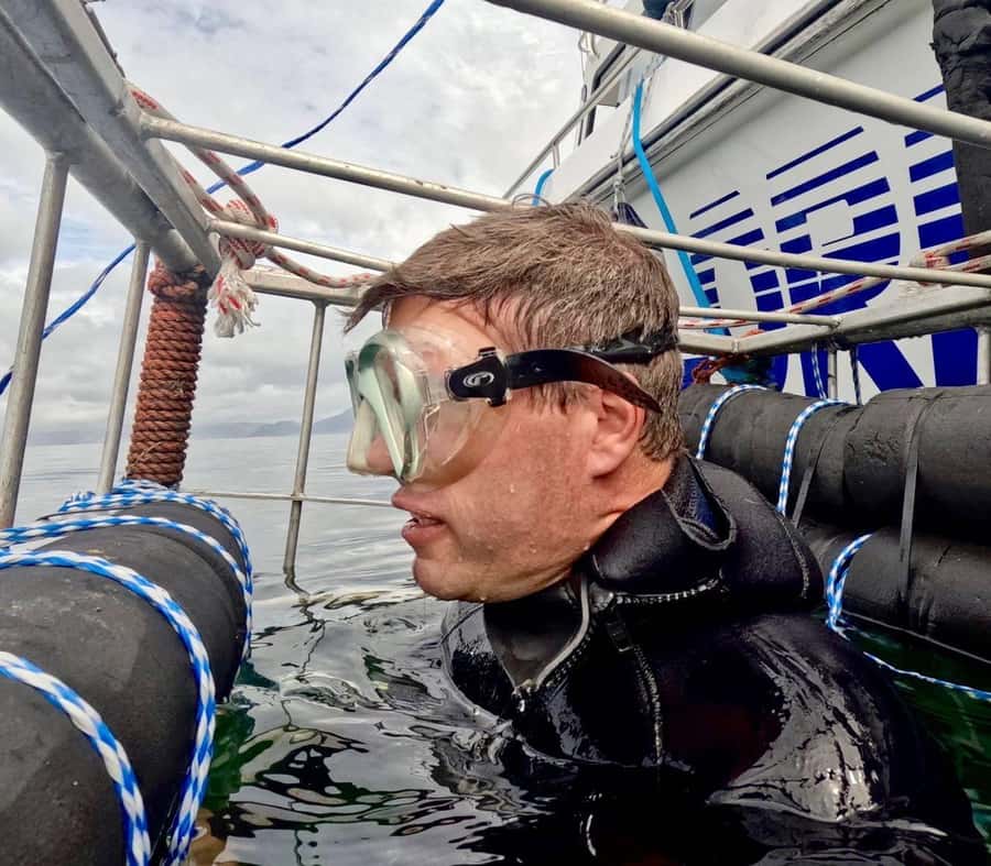 Cape Town: Shark Cage Diving with Snacks and Soft Drinks - Getting ready with Shark Explorers