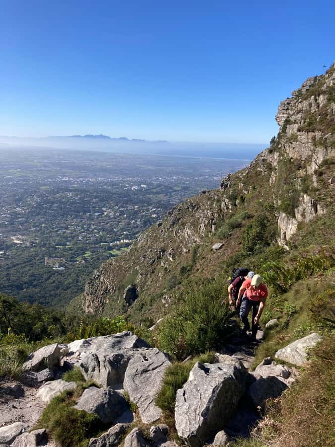 Cape Town: Skeleton Gorge Hike to Table Mountain Summit - The lower Skeleton Gorge climb