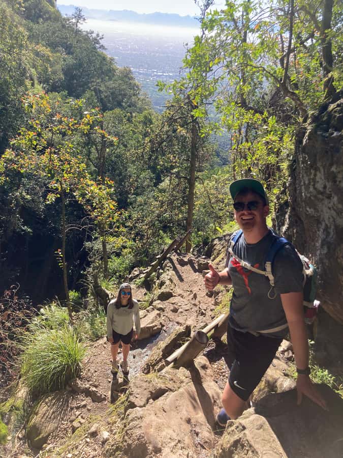 Cape Town: Skeleton Gorge Hike to Table Mountain Summit - Descending from the summit