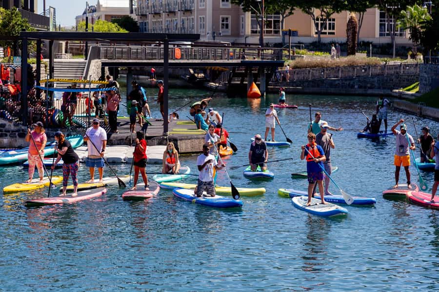 Cape Town: Stand-Up Paddle Board Rental with Basic Training - Getting to Battery Park near the V&A Waterfront