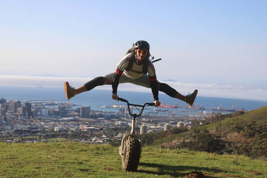 Cape Town: Table Mountain Gravity Scooter Tour - Second run: from Table Mountain to Deer Park