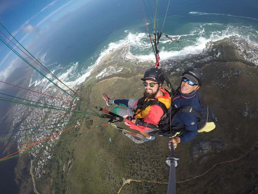 Cape Town: Tandem Paragliding Adventure - Getting a chance to steer