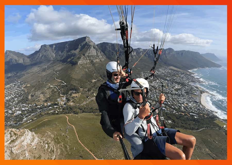 Cape Town: Tandem Paragliding with Instructor - The briefing and the launch