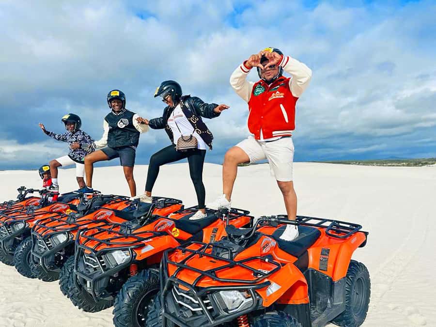 Cape Town: WILDX Atlantis Quad Dune Adventure and Photo Stop - Riding across Cape Town’s white sand dunes