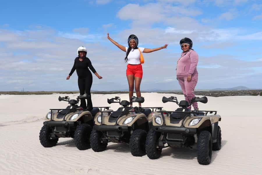 Cape Town: WILDX Atlantis Quad Dune Adventure and Photo Stop - Climbing slopes, handling sand, and taking the photo stop
