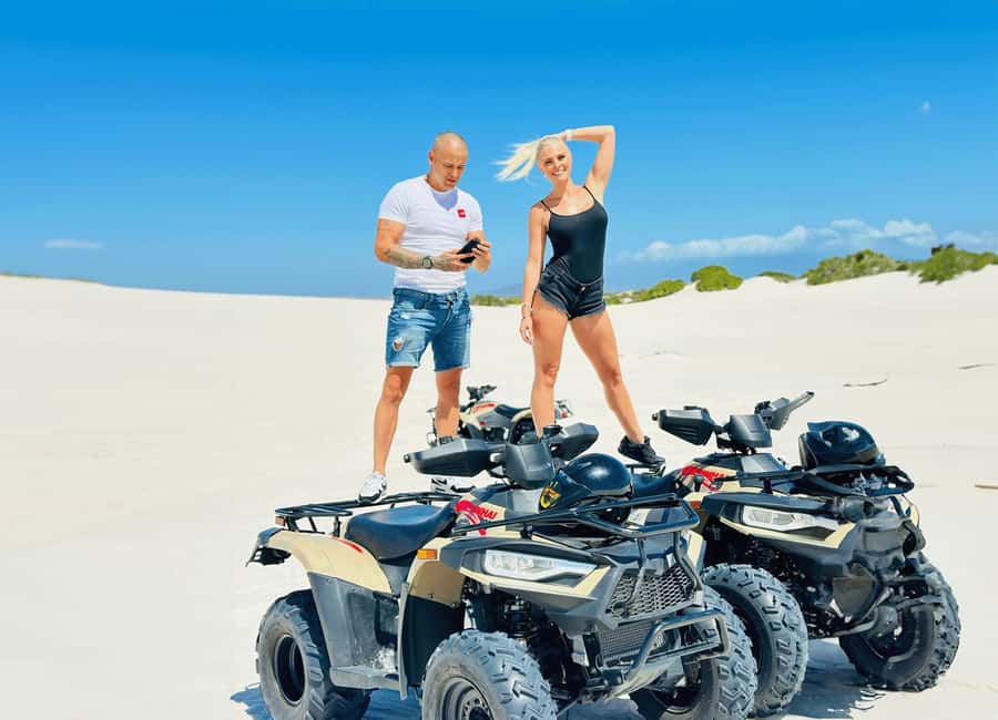 Cape Town: WILDX Atlantis Quad Dune Adventure and Photo Stop - Getting to the bright yellow trailer