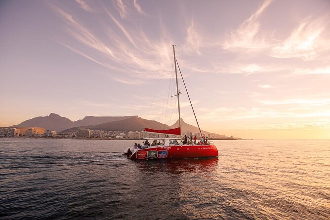 Catamaran Sunset Champagne Cruise Cape Town - Sailing out from the V&A Waterfront