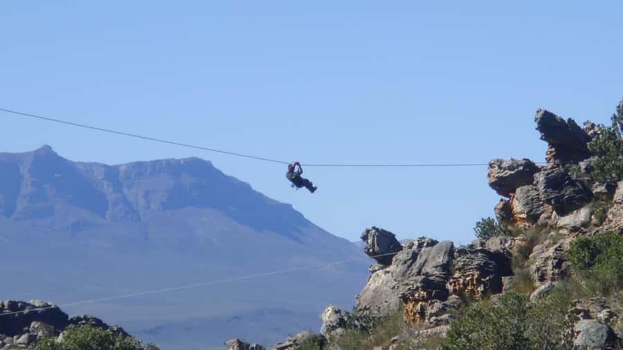 Ceres: Ziplining in the Mountains - Eight mountain slides above the Koekedouw River