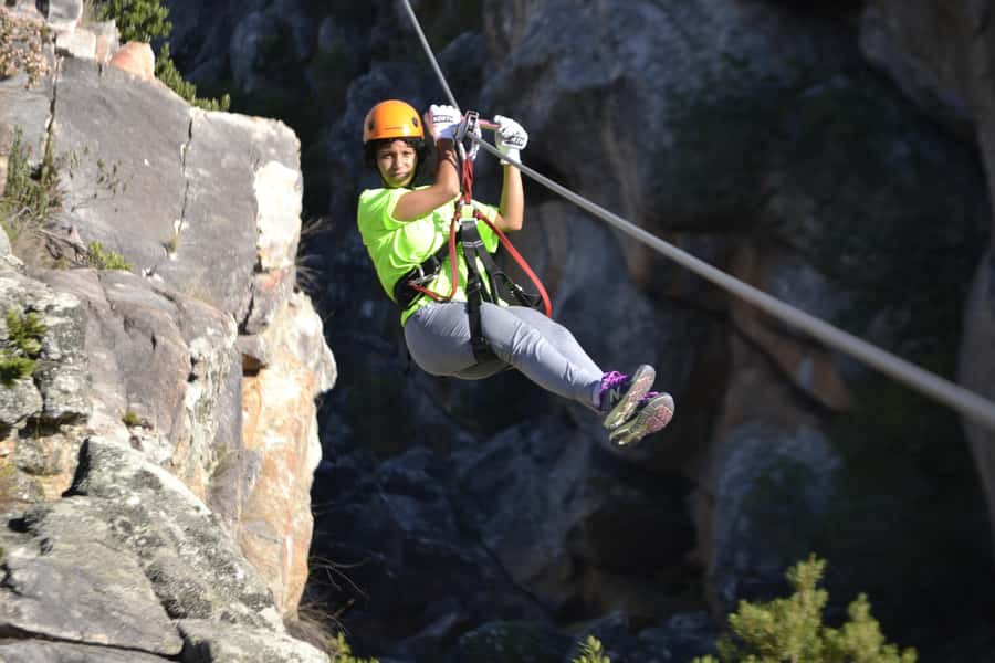 Ceres: Ziplining in the Mountains - Safety support that helps nervous beginners