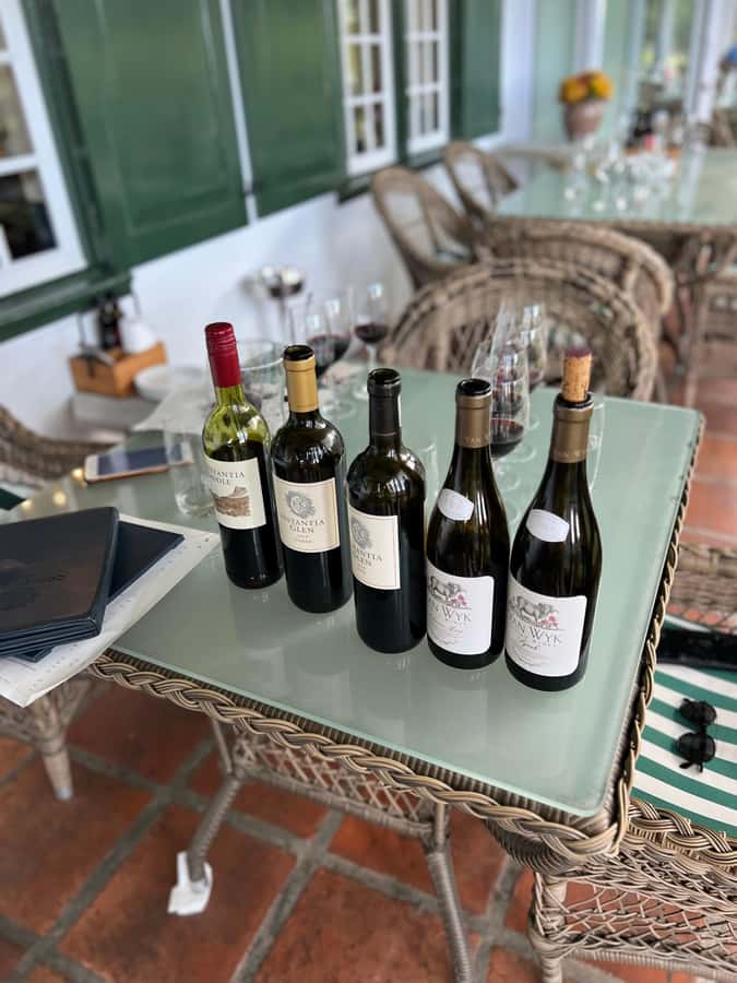 Constantia Half day Wine Tasting tour - What the guide and transport add