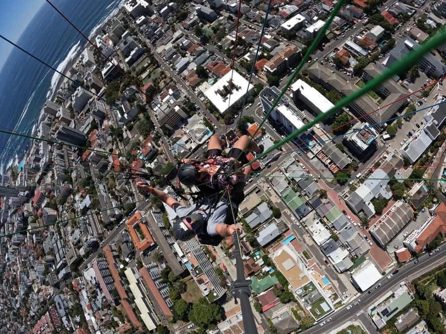 Discover Cape Town Tandem Paragliding - Landing at Sea Point Promenade