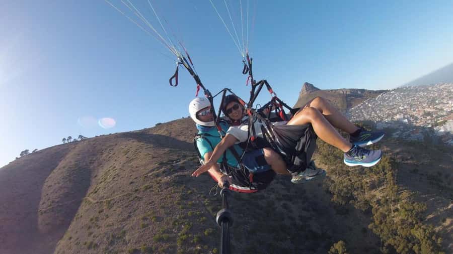 Discover Cape Town Tandem Paragliding - Pickup with a small group and driver-guide