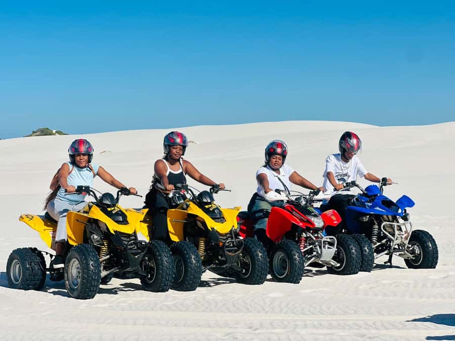 Dune Riders: Quad Bike Atlantis + Epic Photos! - Reaching the white dunes outside Cape Town
