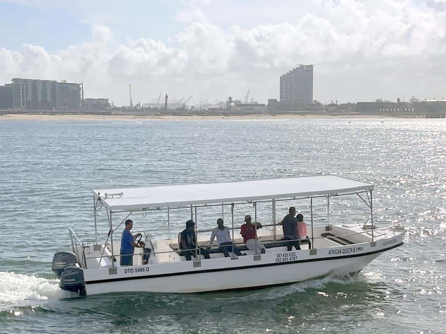 Durban: 1-Hour Boat Cruise from Wilson's Wharf - Turning toward the beachfront and skyline