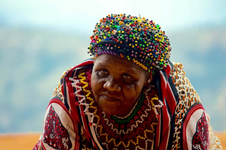 Durban: Phezulu Cultural Village & Reptile Park Tour - Inside the beehive-shaped Zulu huts
