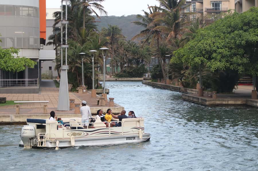 Durban Point Waterfront: Luxury Canal Boat Cruise - Comfort, seating, and conditions on board