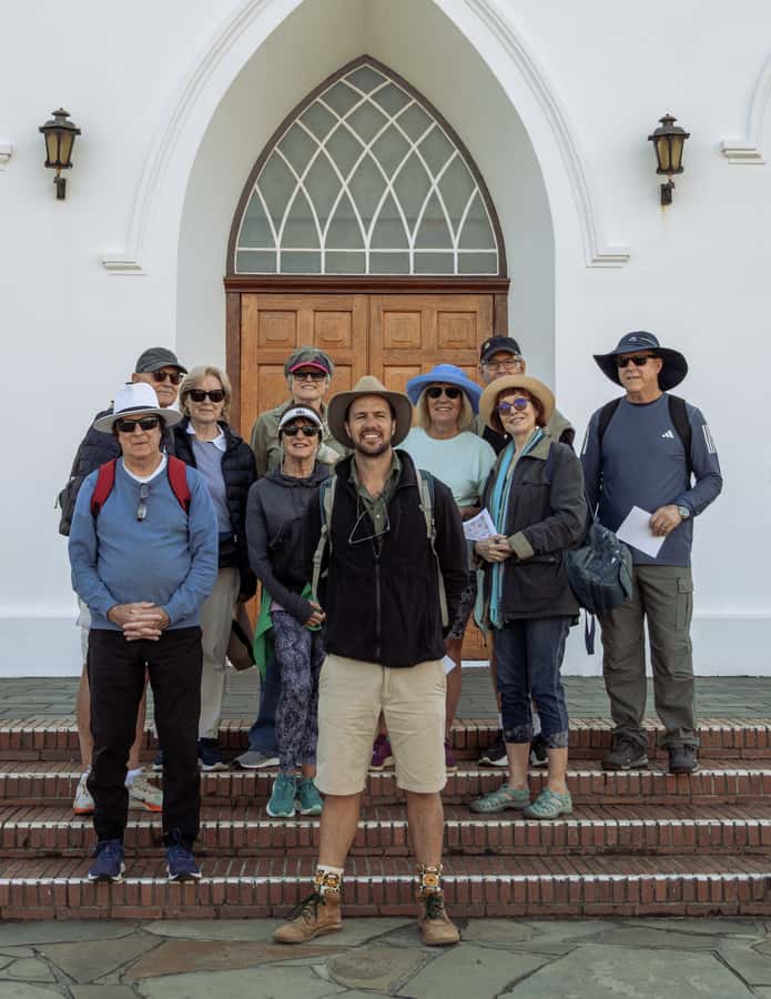 Franschhoek: An enchanting storytelling walk to 3 wine farms - The tuk-tuk transfer and La Cotte Heritage Farm