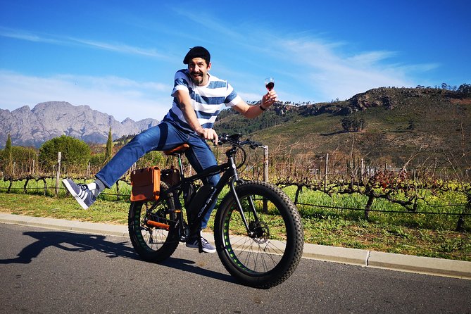 Franschhoek E-Bike Wine Tour (Half Day) - Riding past vineyards and working farms