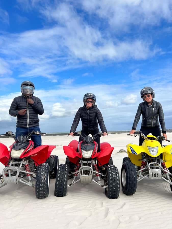From Cape Town: Quad Bike Sand Dunes, Transport Included - One hour across more than 20 square kilometers of sand