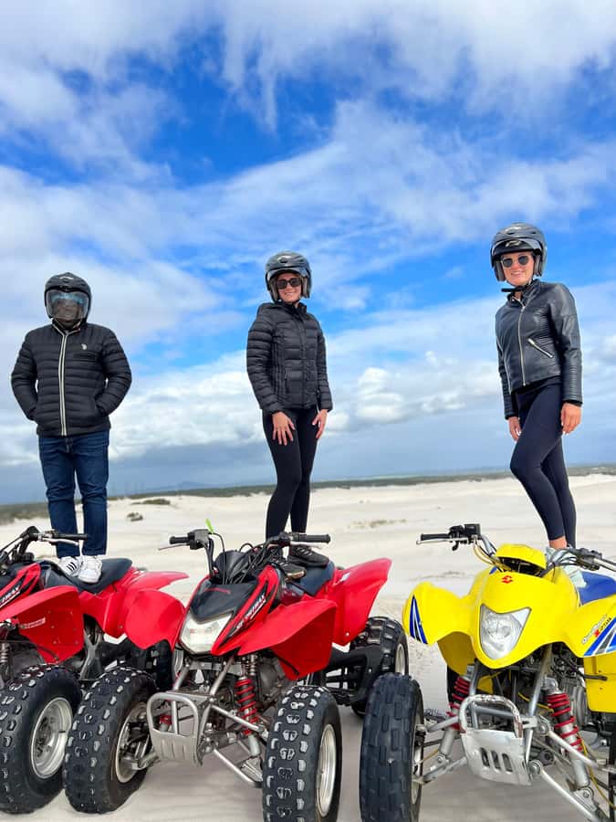 From Cape Town: Quad Bike Sand Dunes, Transport Included - Getting comfortable on an automatic quad bike