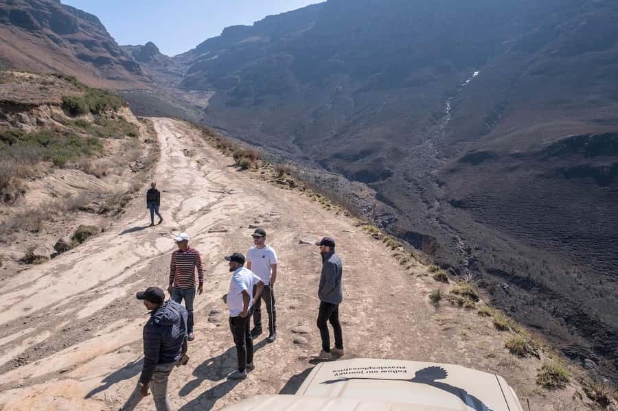 From Durban: Sani Pass Day Tour into Lesotho - Taking the 4x4 up the famous mountain road