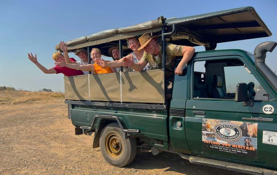 From St Lucia: 3 Day 2 Night Hluhluwe,St Lucia, iSimangaliso - Day 1: hippos from the estuary, then a sunset safari
