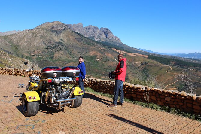 Full day Ceres and Bainskloof trike tour. - The Slanghoek valley route
